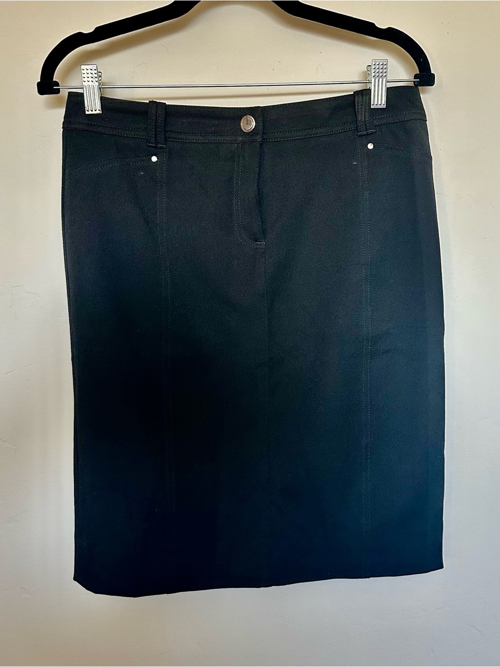 White House Black Market Black Tailored Pencil Skirt